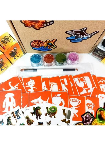 Подарочный набор "Брейнрот" gift-box-brainrot-3kids Fresh Tattoo (369787813)