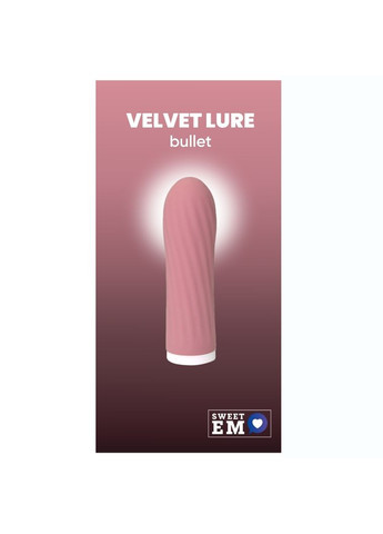 Мини-вибратор рельефный Velvet Lure, Sweet Em (347312767)