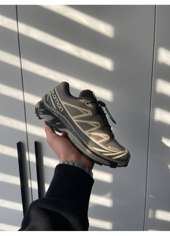 Коричневі Осінні кросівки чоловічі і жіночі salomon xt-6 gore-tex brown | саломон хт-6 коричневі No Brand