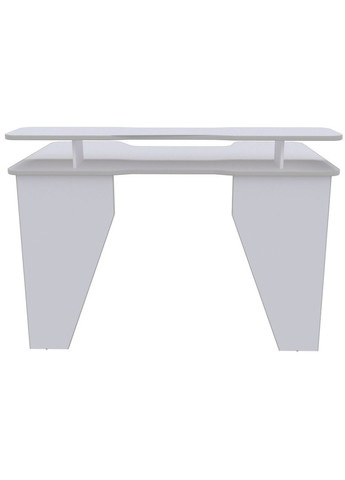 Компьютерный стол Геймерский стол СЕРИИ Prime с надстройкой 140 см ЛДСП белый No Brand (353497913)