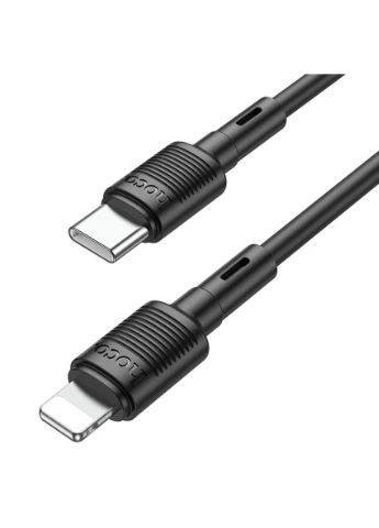 Кабель X83 TypeC to iP 20W, 1m, PVC, PVC connectors, Black Hoco (301090147)