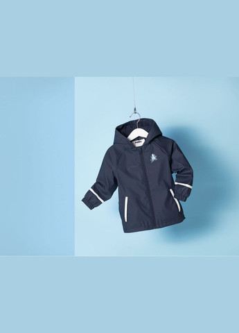 Куртка-дощовик на флісовій підкладці для хлопчика 378005 темно-синій Lupilu (263354565)