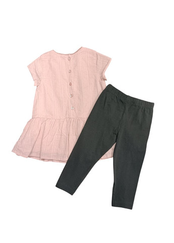 Комбинированный демисезонный комплект платье с лосинами для девочки. Cool Club