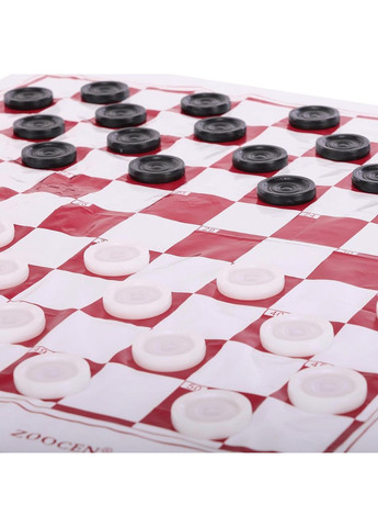 Запасные фигурки для шашек с холстом для игр 3107-32 (доска-PVC, фигуры-пластик, 40g) SP-Sport (354703717)