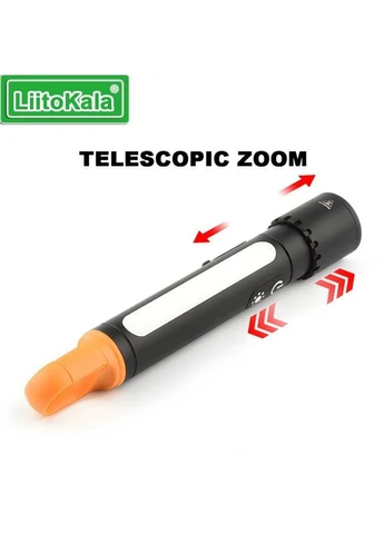 Фонарь ручной LF-X725 Ultra Bright 21700 3500mAh black LiitoKala (382729744)