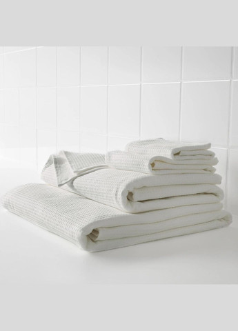 IKEA рушник ікеа salviken 100х150 см (10313227) білий виробництво -