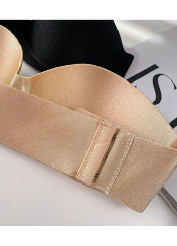 Чёрный силиконовый бюстгальтер афина без бретелей, бесшовный гладкий бюстгальтер пушап, бюстгальтер анжелика No Brand