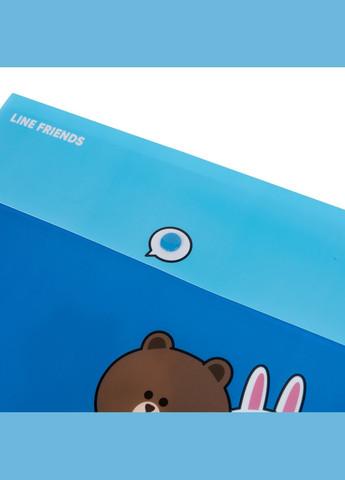 Папка-конверт Line Friends, A4, з кнопкою () Yes 492080 (337471387)