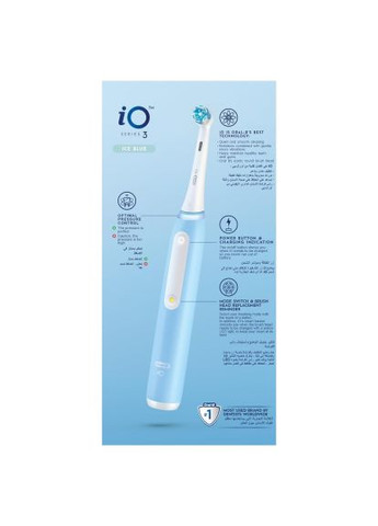 Электрическая зубная щетка Oral-B iOG3.1A6.0 Ice Blue (366702333)