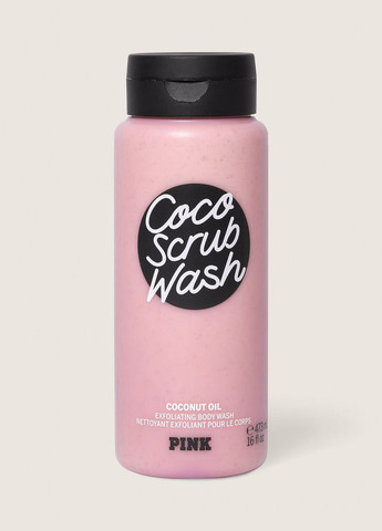 Гель для душа PINK Coco Scrub Wash 473мл Victoria's Secret (289727868)
