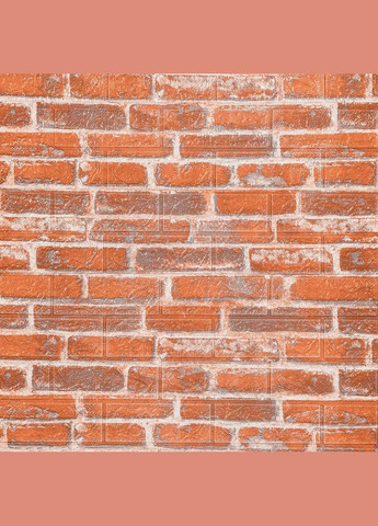 Самоклеящаяся 3D панель под рыжий катеринославский кирпич 3080x700x3мм SW-00001762 Sticker Wall (330607651)
