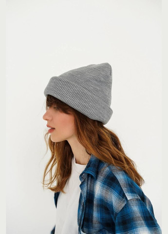 Шапка женская - бини, однотонная, мягкая и удобная JUGO SLOBO STREET (316629016)