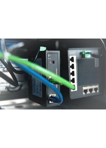 Разветвитель Gigabit Ethernet PoE++ splitter, Industrial, 95W Digitus (398830016)