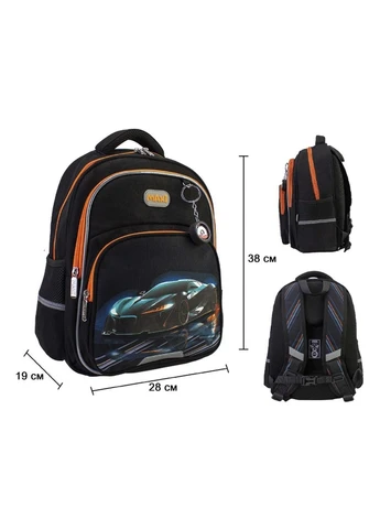Рюкзак школьный 15" цвет черный TSB-00298146 Maxi (400130145)