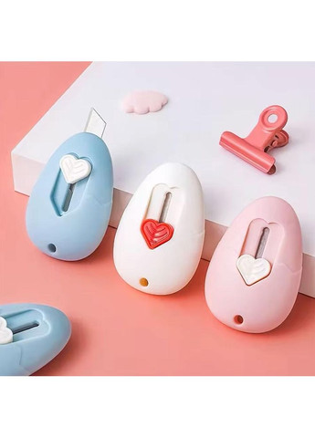 Канцелярський міні ніж серце (TA0154_6) No Brand (370719010)