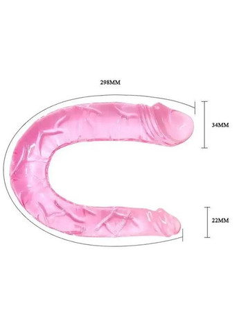 Двосторонній фалоімітатор Double Dong 31см Фалос анальний та вагінальний Реалістичний ділдо No Brand (327095160)