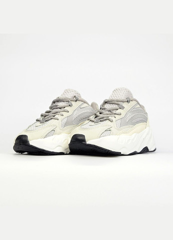 Бежевые демисезонные кроссовки мужские и женские adidas yeezy 700 v2 static beige | адидас изи 700 в2 бежевые No Brand