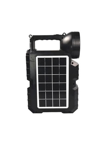 Сонячна зарядна станція для кемпінгу CL-810 Bluetooth, MP3, FM радіо, Ліхтар, Powerbank Black VHG (334305100)