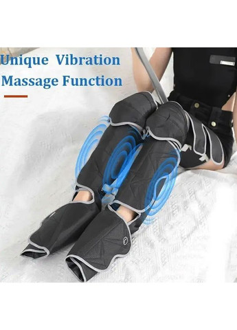 Повітряно-компресійний масажер для ніг FE-7208-lux штани компресійні, вібрація підігрів компресія BenBo (361220294)