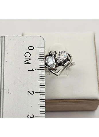 Кольцо серебряное с кубическим цирконием "Голубка" 14,5 1,98 г No Brand (390080448)