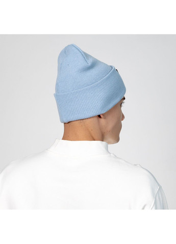 Шапка біні чоловіча бавовна блакитна ТЕОНА 573-543 LuckyLOOK 573-543М (322791143)