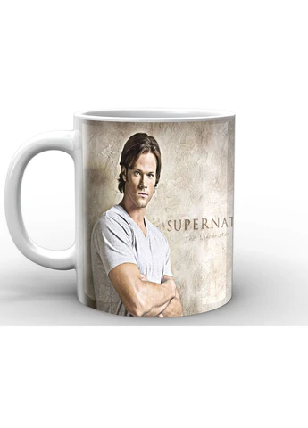 Чашка с принтом белая Сверхъестественное Supernatural Винчестеры SN.02.043 Кружка керамическая 0,33 GeekLand (378965539)