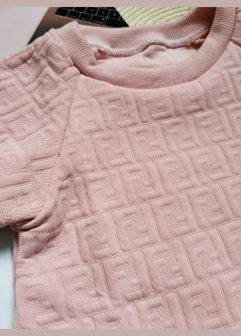 Комбінована сукня для дівчинки рожева 10315 No Brand (303612264)