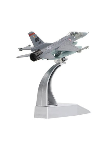 Модель літака винищувача Ф-16, F-16 Eagle метал масштаб 1:100 No Brand (365039426)