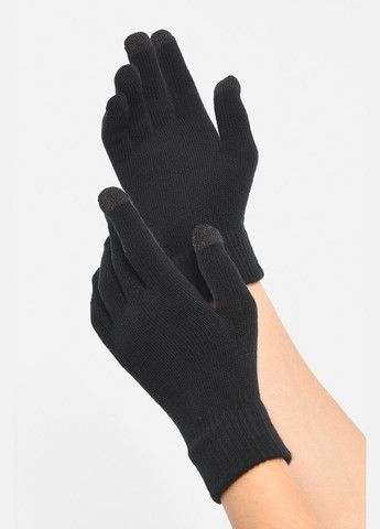 Перчатки женские сенсорные черного цвета утепленные Let's Shop (302786137)