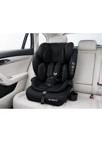 Автокресло Flexo i-Size 76–150 см, ISOFIX + Top Tether/ремень, black Velano (391113446)