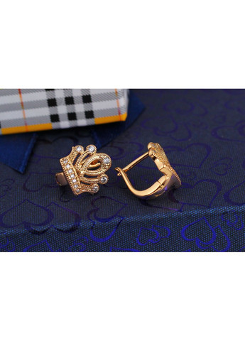Серьги короны 1 см золотистые love-shopping Xuping Jewelry (355799098)