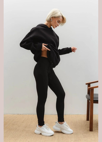 Черные демисезонные лосины Seventeen