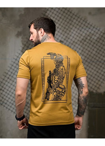 Тактична чоловіча футболка Дівчина койот No Brand (354792697)