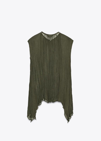 Хаки блуза Zara
