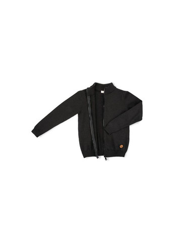 Кофта на молнии вязаная (AFB1213-122B-black) NA (301142662)