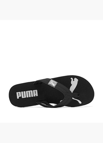Черные мужские тапочки cozy flip black 370289-05 Puma