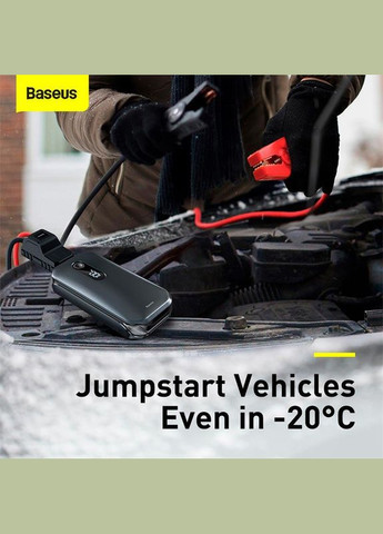Пусковий пристрій для авто Super Energy Pro Car Jump Starter 12000 mAh сірий Baseus (280876790)
