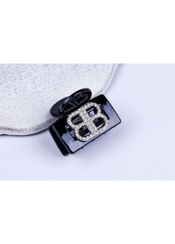 Заколка крабік для волосся, зі стразами, довжина 3,5 см Fashion Jewelry (396311832)