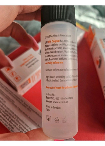 Дезодорант Original AB від підвищеного потовиділення Швеція Original! Dry Dry (371009298)