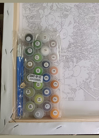 Картина за номерами Ромашки 40*50см Розфарбування по номерах GX8807 Rainbow Art (308987641)