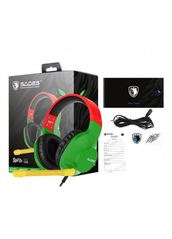 Гарнитура SA-721 Spirits Rasta (sa721rsj) Sades (336952263)