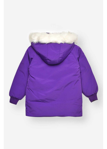 Фиолетовая зимняя куртка детская зимняя фиолетового цвета Let's Shop