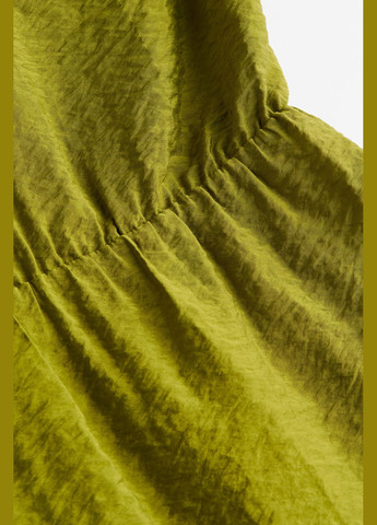 Оливкова (хакі) кежуал сукня з бретелькою через шию H&M однотонна