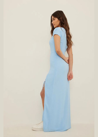 Блакитна сукня максі літо,блакитний, NA-KD