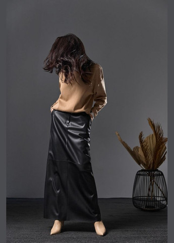 Бежевий демісезонний жіночий базовий джемпер прямого крою (2763) Triko Bakh