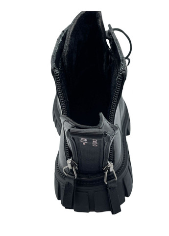 Черные повседневные осенние демисезонные ботинки Violeta