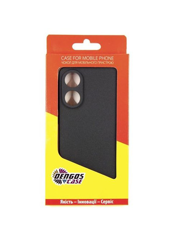 Чохол до мобільного телефона Carbon Oppo A78 4G (black) (DG-TPU-CRBN-185) DENGOS Carbon Oppo A78 4G (black) (326592078)