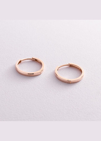 Золотые серьги - кольца с07727 Oniks (264024050)