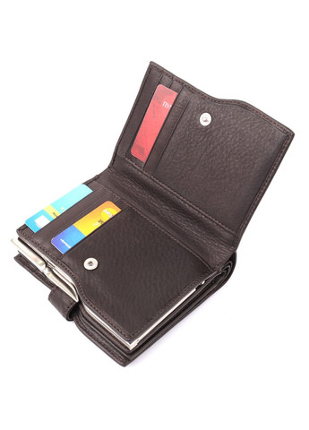 Місткий жіночий вертикальний гаманець з натуральної шкіри 20841_1 (2656 moro) Коричневий Tony Perotti (362043629)