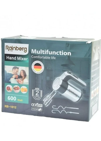 Ручной миксер RB1012 на 5 скоростей 600W Rainberg (296985849)